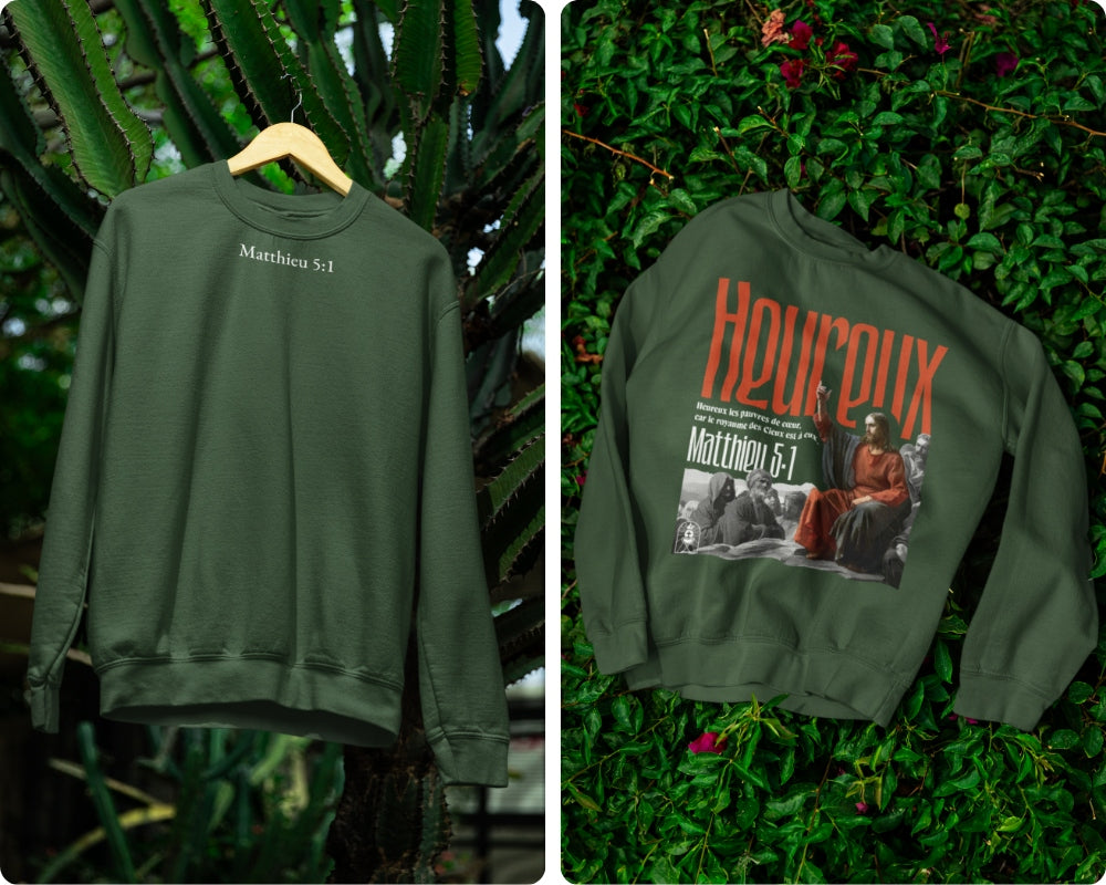 Sweatshirt Matthieu 5:1 Le 14e Apôtre